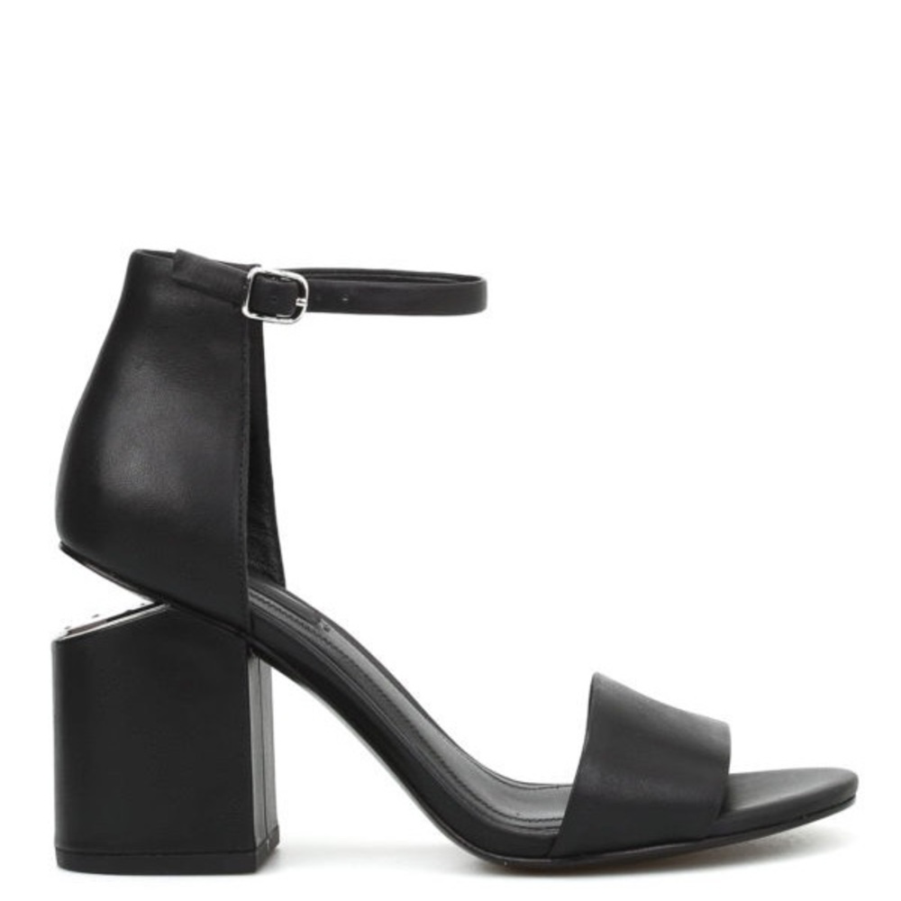 NIB Alexander Wang Abby Calf Notch Heel